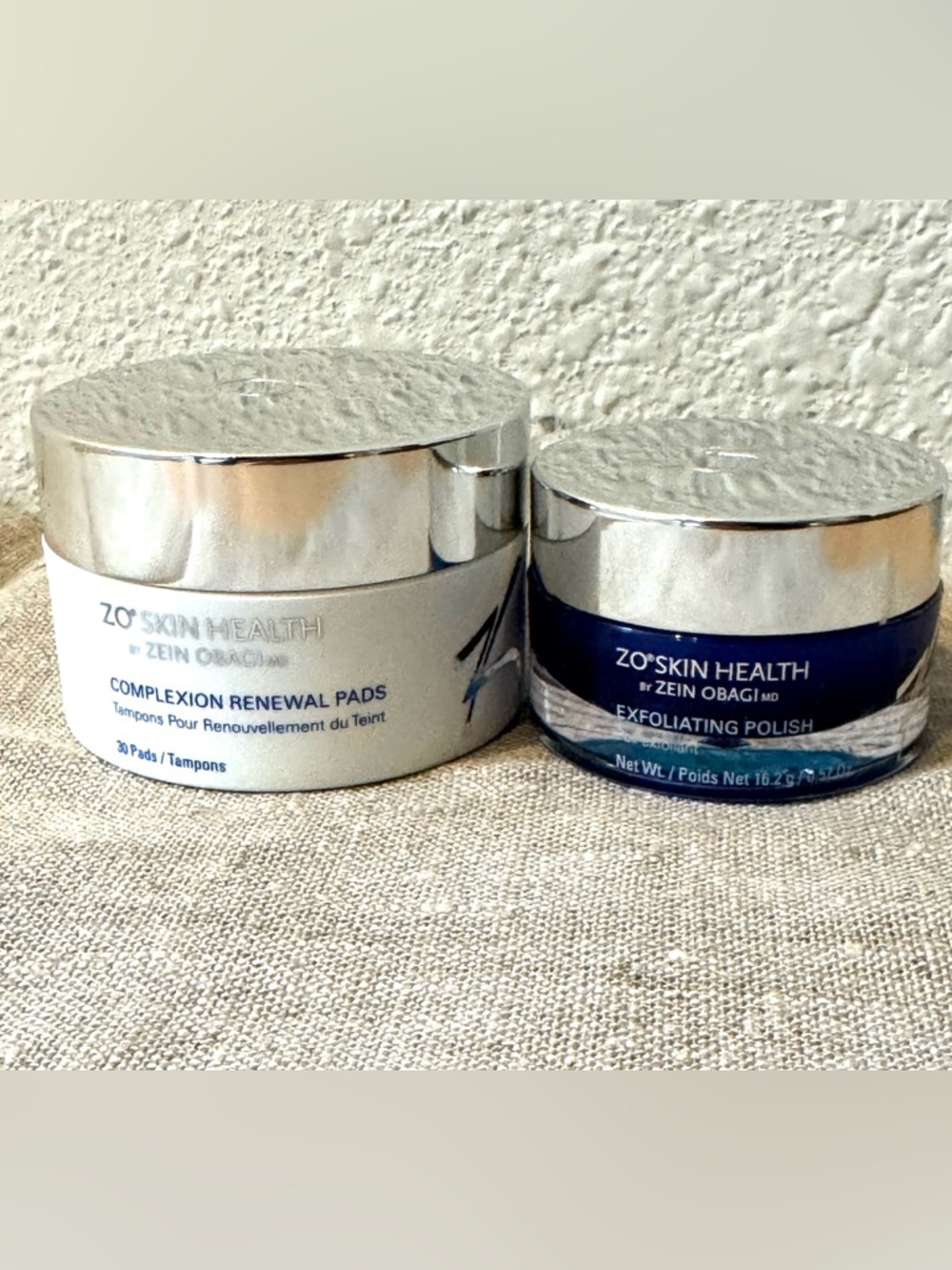 ZO Skin Health Complexion Renewal Pads and Exfoliating Polish New and unopened